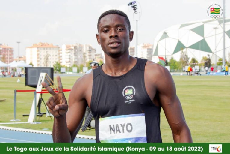 Jeux Islamiques 2022 : Médard Nayo échoue en finale au 200m