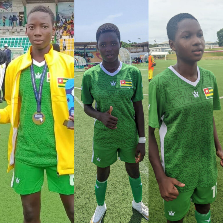 Tournoi qualificatif CAFS UfOA-B (U15) : Trois togolaises nominées dans l’équipe type
