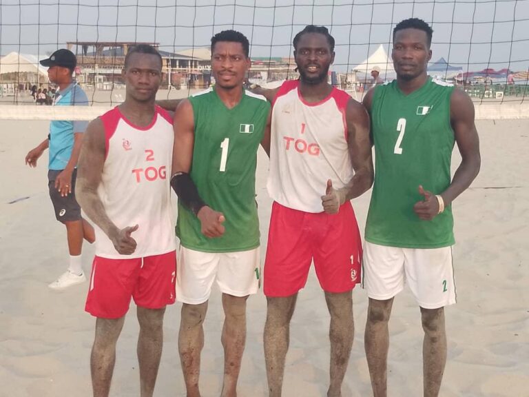 Beach-volley/ Tournoi qualificatif pour les Jeux Africains : Le Togo chute d’entrée face au Nigeria