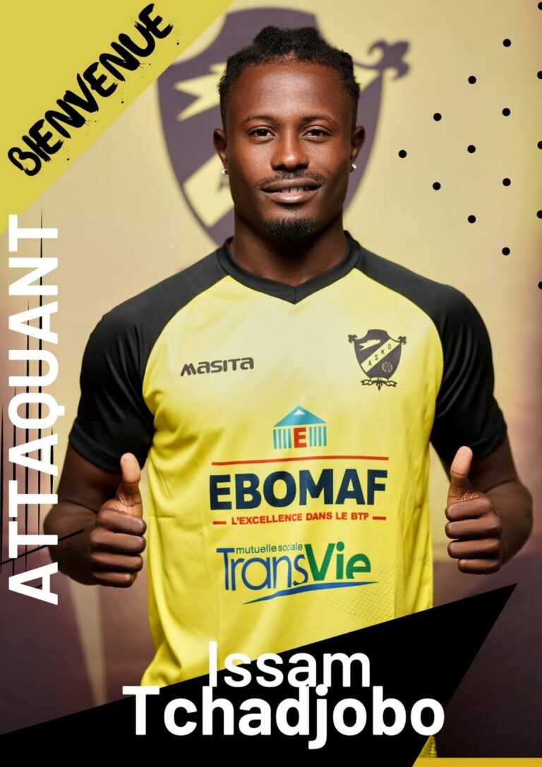 Officiel : Issam Tchadjobo est jaune et noir