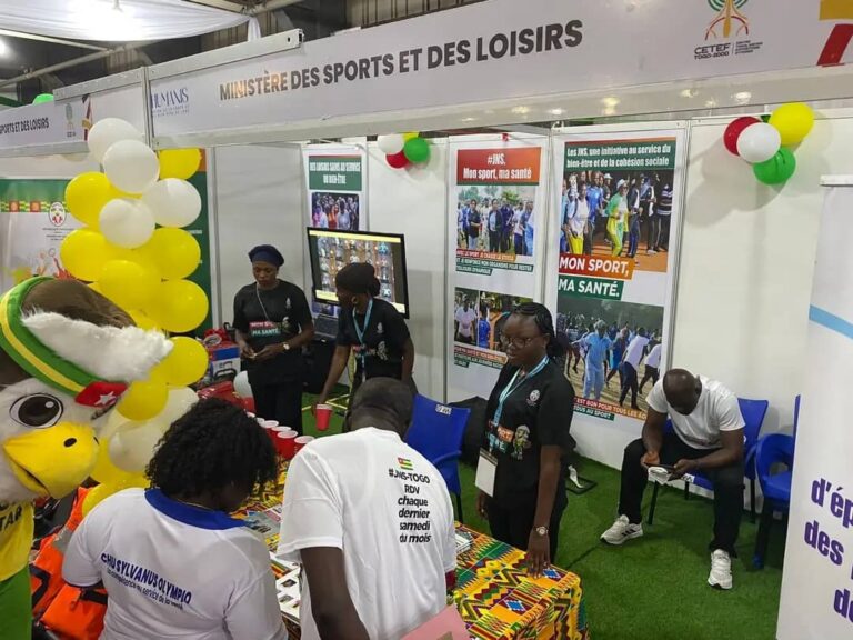 TOGO – Le ministère des Sports marque de son empreinte le 1er Salon de la santé et du bien-être de Lomé
