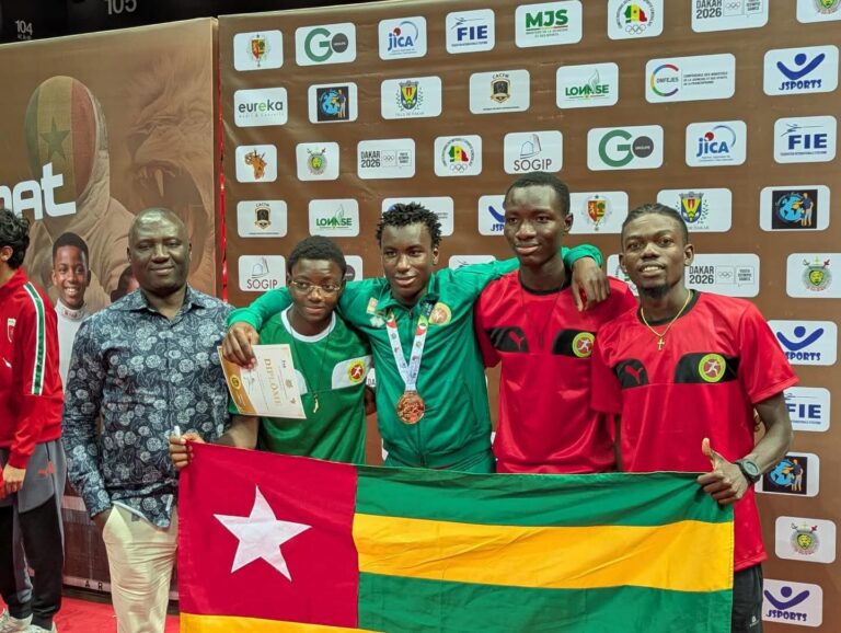 Championnats d’Afrique d’Escrime : le Togo s’illustre au sabre et à l’épée avec trois médailles continentales