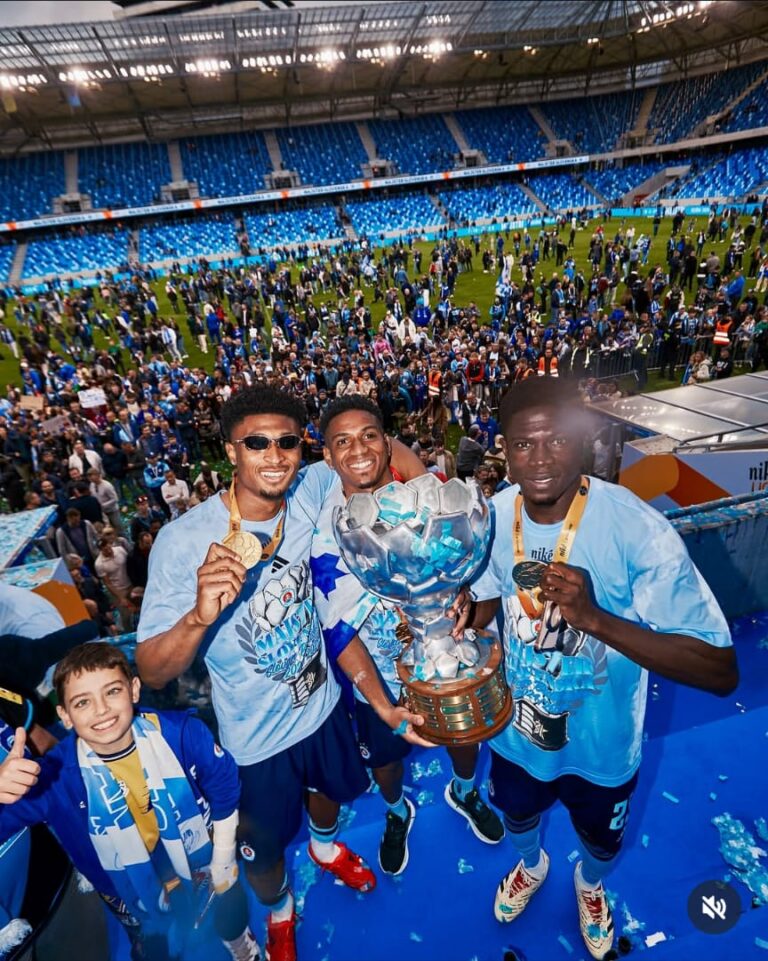 Football:Sharani Zuberu sacré champion de Slovaquie avec le Slovan Bratislava pour la 4e fois