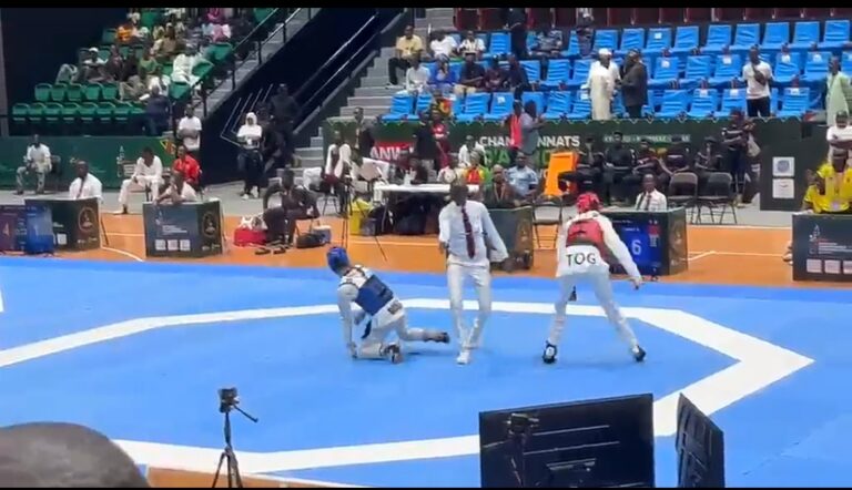 Championnat d’Afrique des Nations de taekwondo : Armel Kouassivi Febon acquiert de l’expérience sur la scène continentale