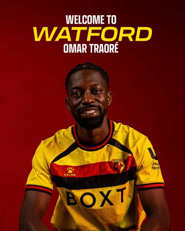 Officiel : Omar Haktab Traoré s’engage avec Watford FC