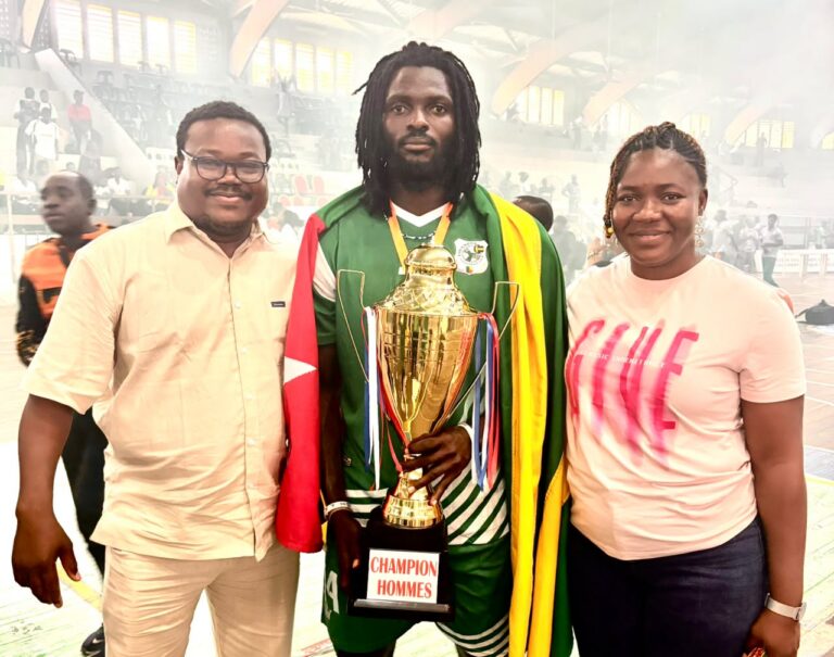 Volleyball : Le togolais Achille Samani sacré champion du Bénin avec Finances VBC