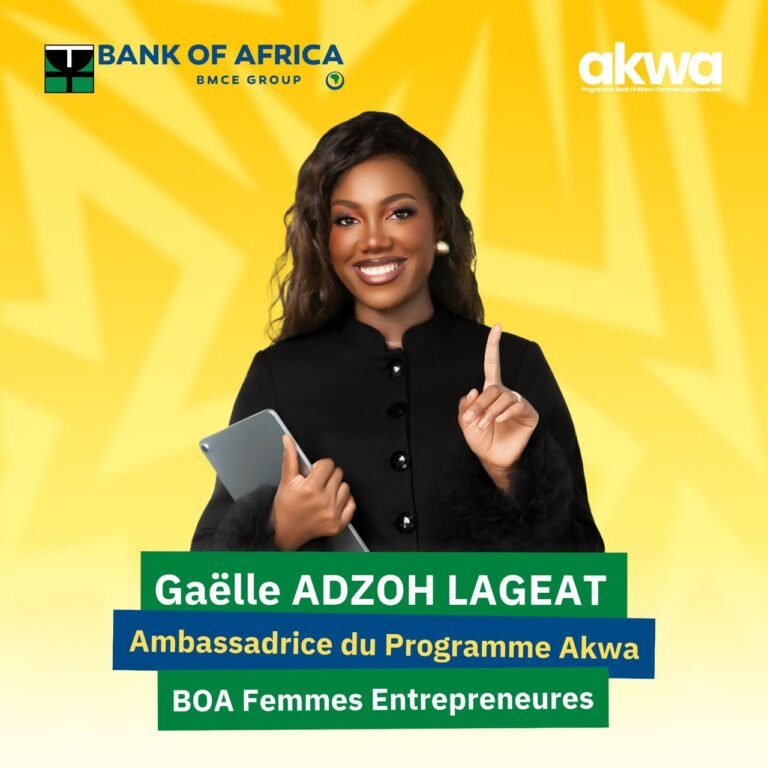Société : Gaëlle ADZOH LAGEAT, nouvelle ambassadrice du programme AKWA de BOA-Togo