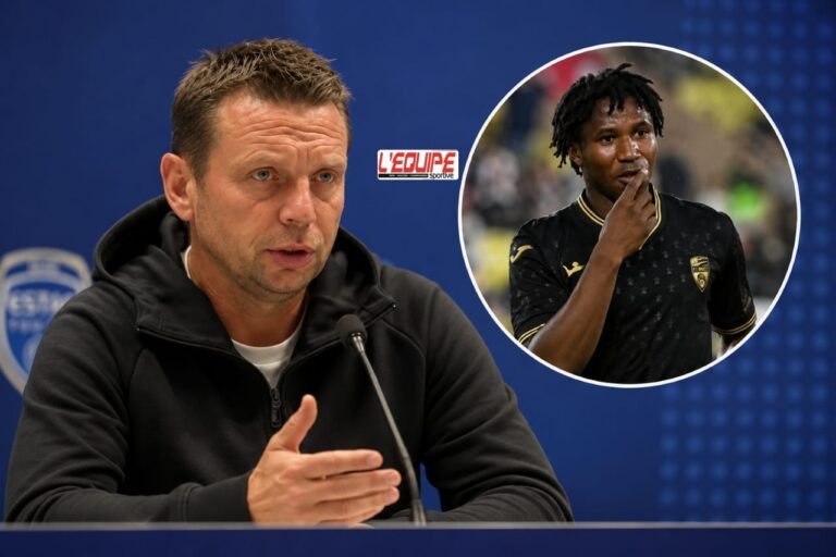 France/Ligue 1 J1: Stéphane Dumont , entraîneur de l’ESTAC sur Karim Dermane » il est capable de jouer à tous les postes du milieu »