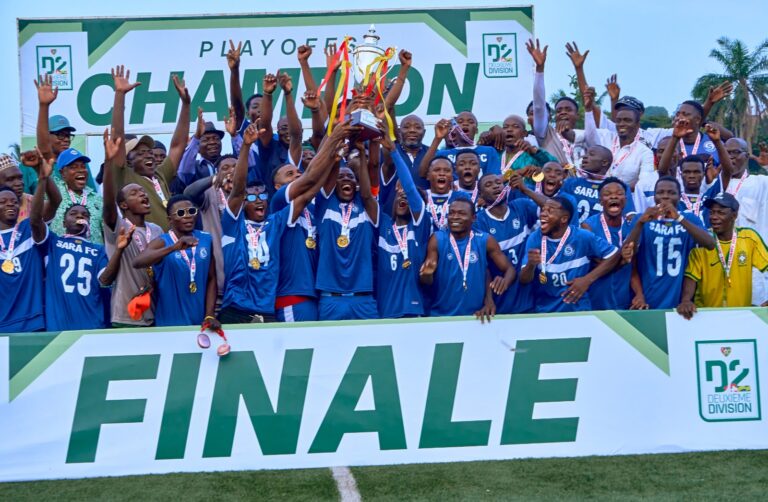 Football/D2 Togo : SARA FC domine la JCA et s’adjuge le titre de champion